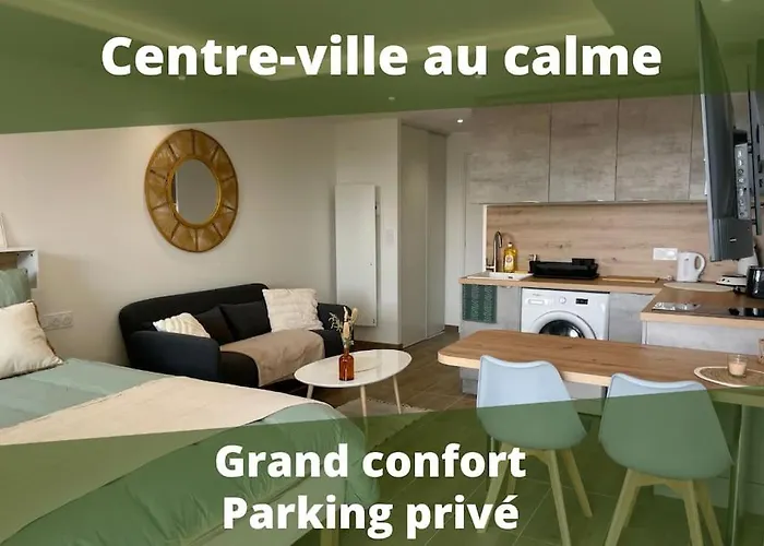 Centre-Ville - Plage A Pied - Calme - Parking